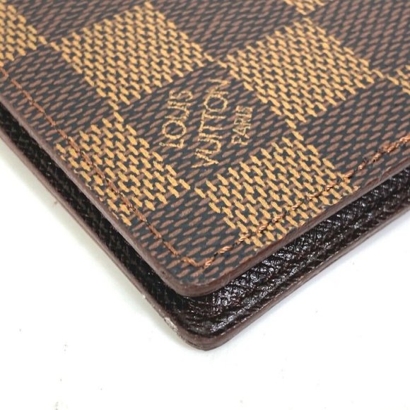 LOUIS VUITTON Damier Couvertle Cover passport case Damier Canvas Brown - Picture 2 of 10